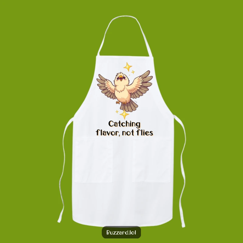 Funny Buzzard Chef's Star Apron: Cook Up Cosmic Delights