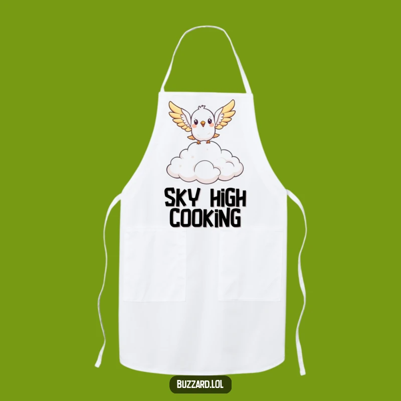 Funny Flying Bird Apron - Whimsical Kitchen Fun & Adventure Gift