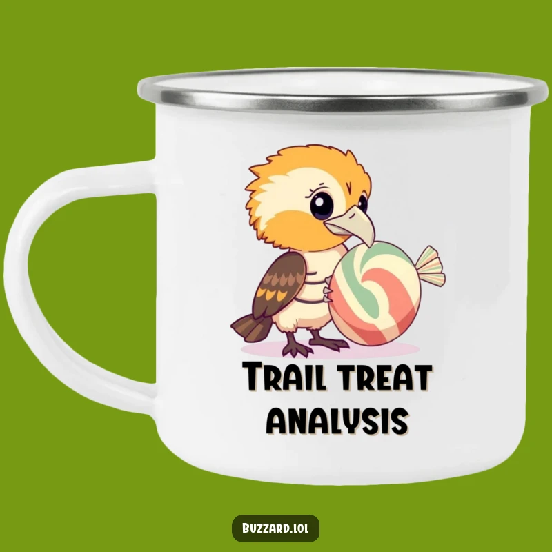 Funny Buzzard Candy Explore Camper Mug: Sweet Adventures Outdoors