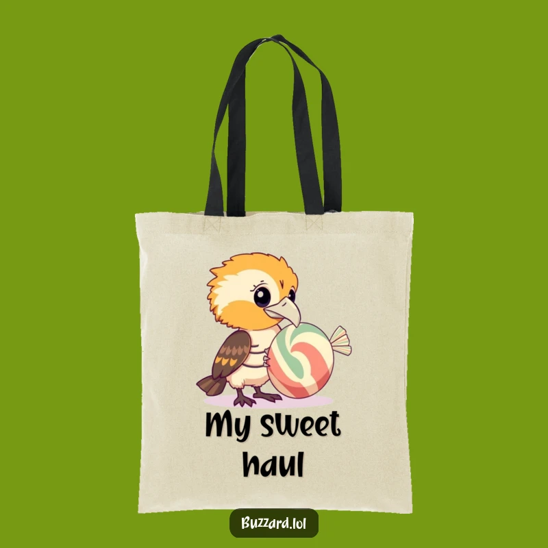 Funny Buzzard Candy Ponder Tote: Carry Your Sweetest Suspicions